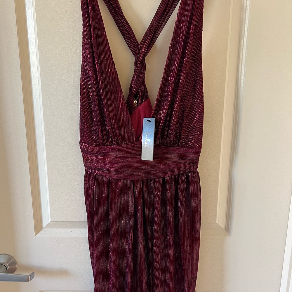 Lulu’s Purple Holiday Dress